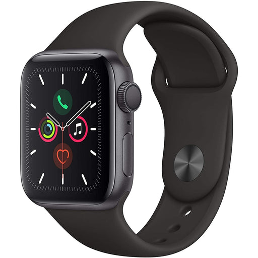 Produktbild Smartwatch - Apple Watch Series 5 44mm GPS Spacegrau Aluminiumgehäuse mit Sportarmband schwarz