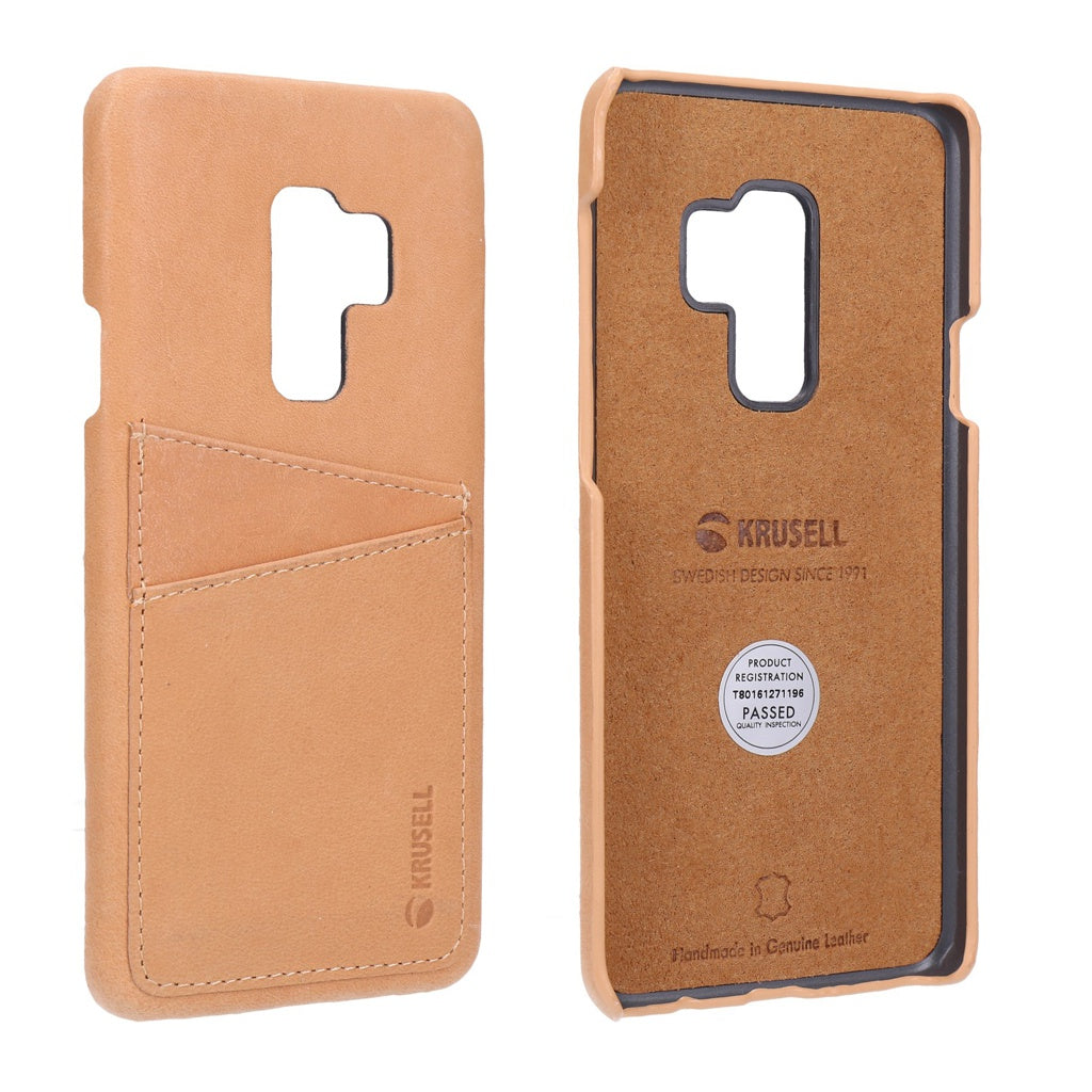 Produktbild Smartphone-Hülle - Krusell Sunne 2 Card Cover Samsung Galaxy S9+ Beige