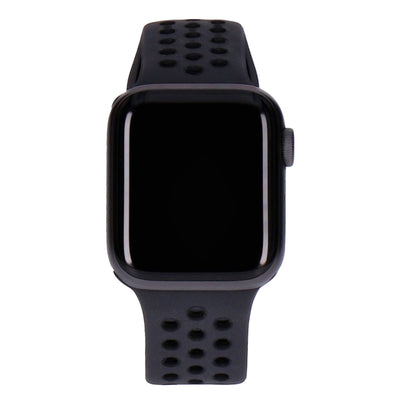 Watch Series 6 Nike 40mm GPS Spacegrau Aluminiumgehäuse mit Sportarmband schwarz