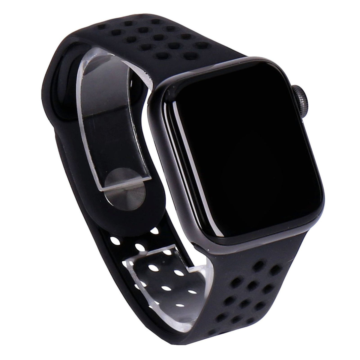 Produktbild Smartwatch - Apple Watch Series 6 Nike 40mm GPS Spacegrau Aluminiumgehäuse mit Sportarmband schwarz