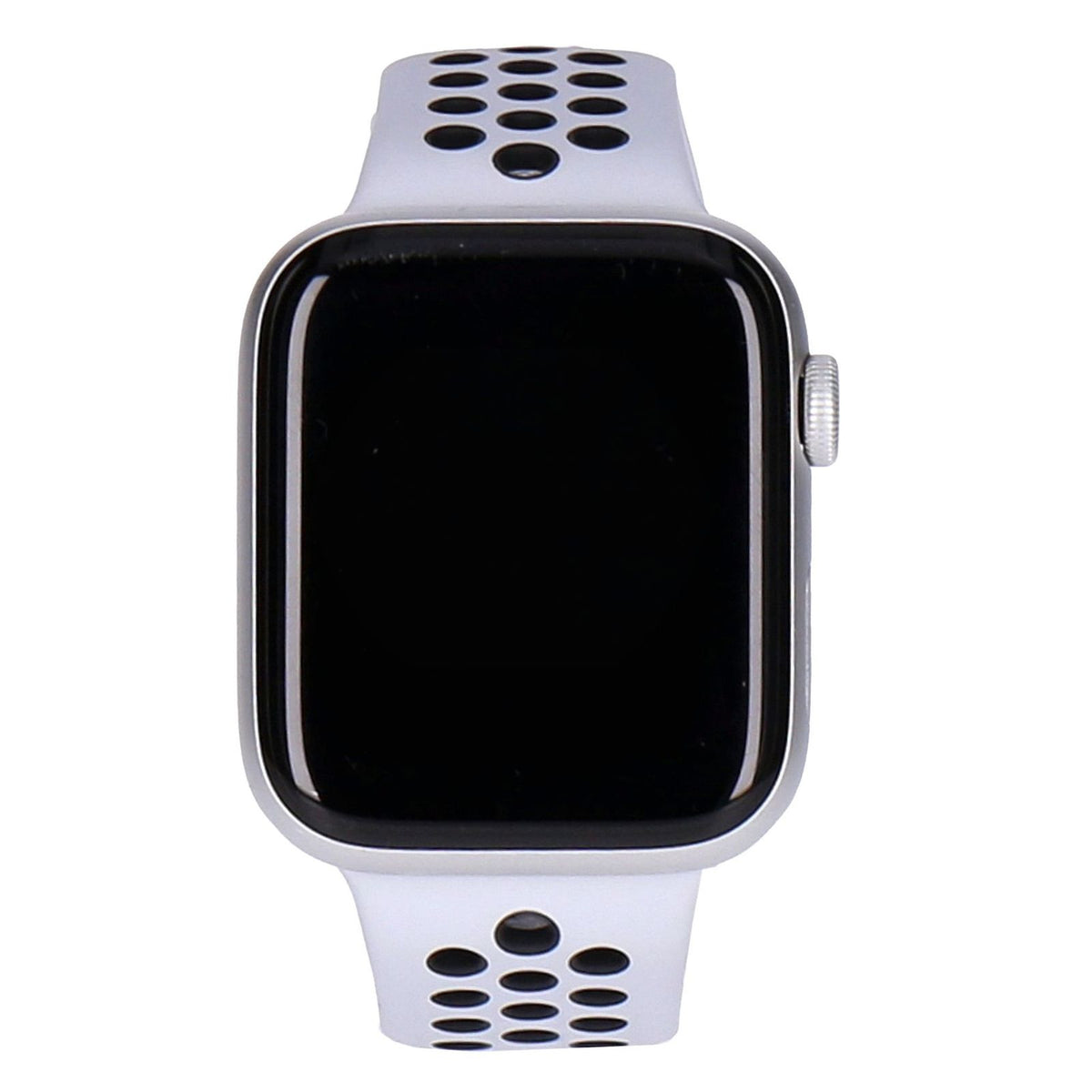 Produktbild Smartwatch - Apple Watch SE Nike 44mm GPS Silber Aluminiumgehäuse, Sportarmband Platinum/Schwarz