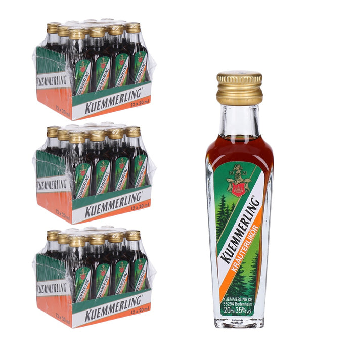 Kuemmerling Kräuterlikör 36er Pack 36 x 0,02 L