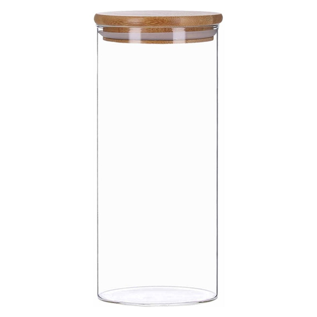 Produktbild Vorratsglas - TP Vorratsglas mit Bambus Deckel, Glas Behälter für Lebensmittel, luftdicht, spülmaschinenfest, 1500ml