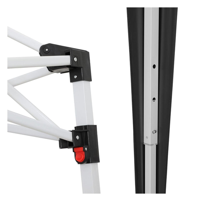 TP Faltpavillon 3x3m, Aufbewahrungstasche grau wasserabweisend & UV-Schutz 50+