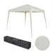 TP Faltpavillon 3x3m inkl. Aufbewahrungstasche wasserabweisend & UV-Schutz 50+ Beige