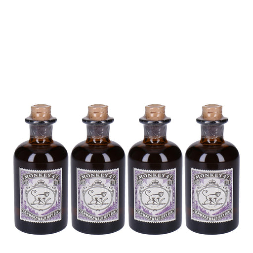 Produktbild Gin - Monkey 47 Schwarzwald Dry Gin Miniatur 4 x 0,05 L