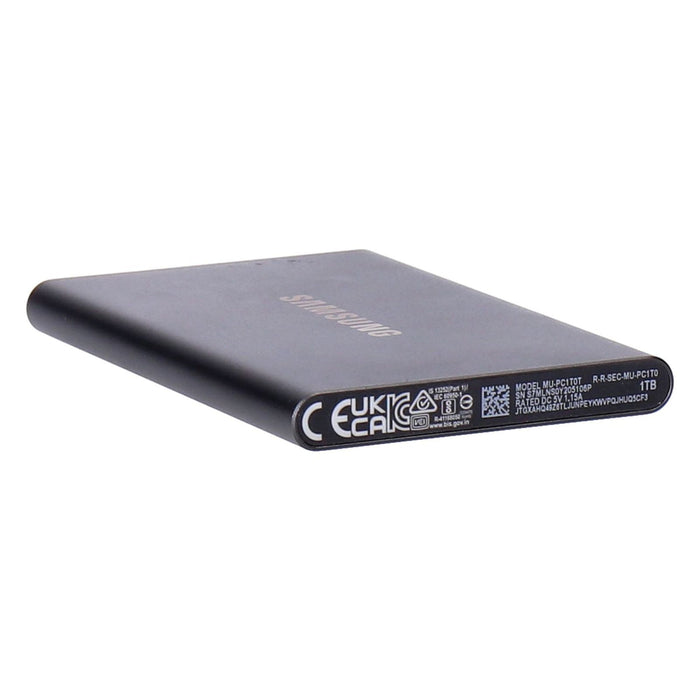 Samsung Portable SSD T7 1 TB USB Typ-C 3.2 Gen 2 (3.1 Gen 2) Grau