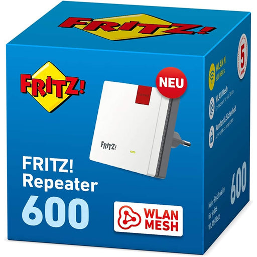 Produktbild WLAN-Repeater - AVM FRITZ!Repeater 600 WLAN Repeater 600 MBit/s 2.4 GHz