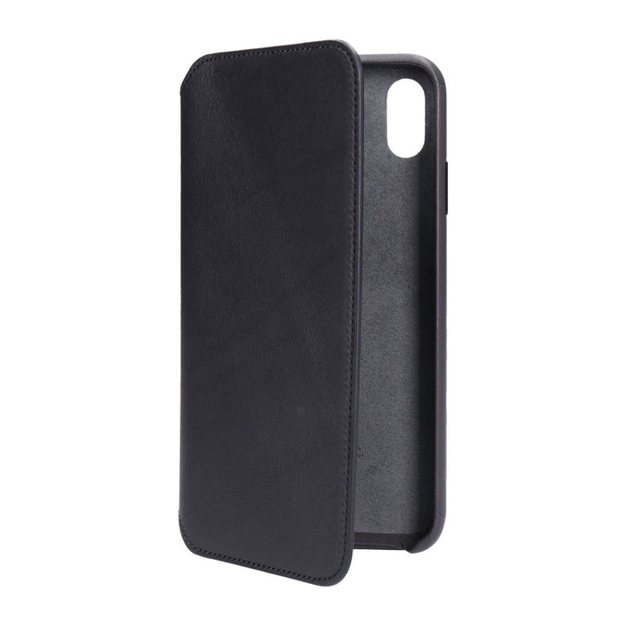 Apple iPhone XS Max Leder Folio schwarz