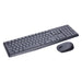 Logitech MK235 Kabelloses Tastatur Maus Set QWERTY ES grau