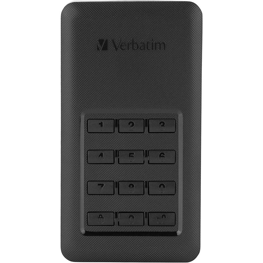 Produktbild externe SSD - Verbatim Store 'n' Go Secure USB 3.1 Typ-C 256GB