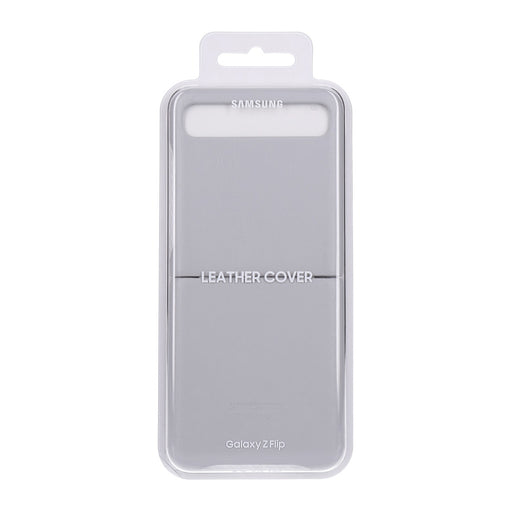 Produktbild Smartphone-Hülle - Samsung Galaxy Z Flip Leather Cover Grau