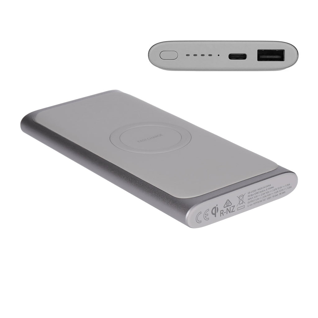 Produktbild Powerbank - Samsung Induktive Powerbank Silver 10.000 mAh