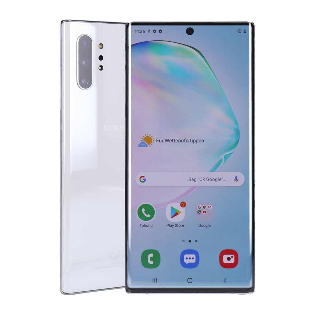 Produktbild Smartphone - Samsung Galaxy Note 10+ N975F/DS 256GB Aura White
