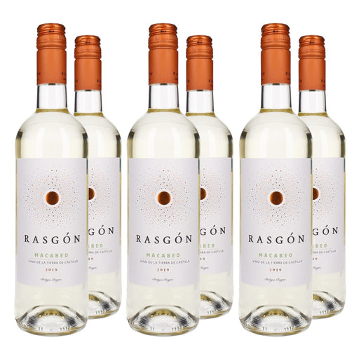Produktbild Weißwein - Rasgon Macabeo Halbtrocken 6 x 0,75 L