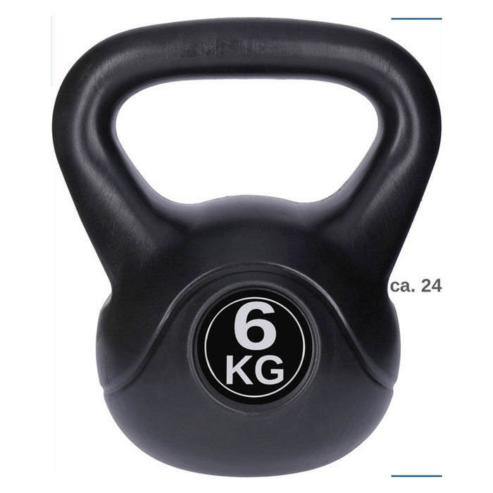 TP Kettlebell, Kugelhantel, Schwunghantel, Kurzhan mit großem, ergonomischen Griff 6 Kg