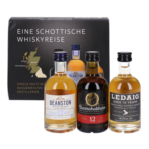 Produktbild Whisky - Miniaturenset Schottische Single Malts 3 x 0,05 L