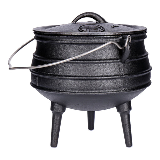 Produktbild Feuertopf - TP Potjie Pot - BBQ Dreifuß Dutch Oven Gusseisen, Feuerkessel mit Deckel und Füßen Pot 1 (ca. 3 Liter)