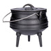 TP Potjie Pot - BBQ Dreifuß Dutch Oven Gusseisen, Feuerkessel mit Deckel und Füßen Pot 1 (ca. 3 Liter)