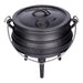 TP Potjie Pot Feuerkessel Dutch Oven BBQ Pot 1 Gusseisen mit Deckel und Füßen Pot 1 23x23,5x26 6,