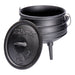 TP Potjie Pot Feuerkessel Dutch Oven BBQ Pot 1 Gusseisen mit Deckel und Füßen Pot 1 23x23,5x26 6,
