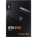 Samsung 870 EVO int. 2,5" SSD 4TB