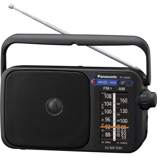 Produktbild Radio - Panasonic RF-2400 DEG-K Schwarz tragbares Radio mit Griff