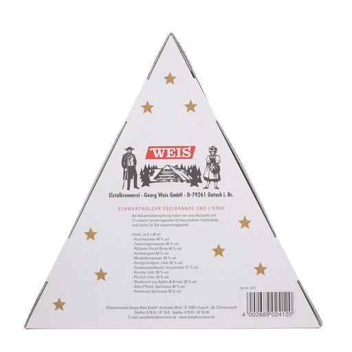 Produktbild Brandy - Weis Adventskalender 24 x 0,02 L