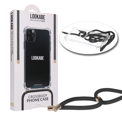 Necklace Case Handykette für iPhone 11 Pro Handykette mit Handyhülle Gold/Schwarz
