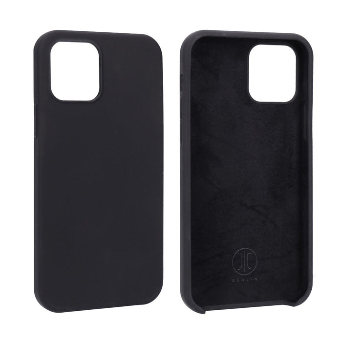 JT Berlin Liquid Silikon Case Steglitz für Apple iPhone 12 Pro schwarz