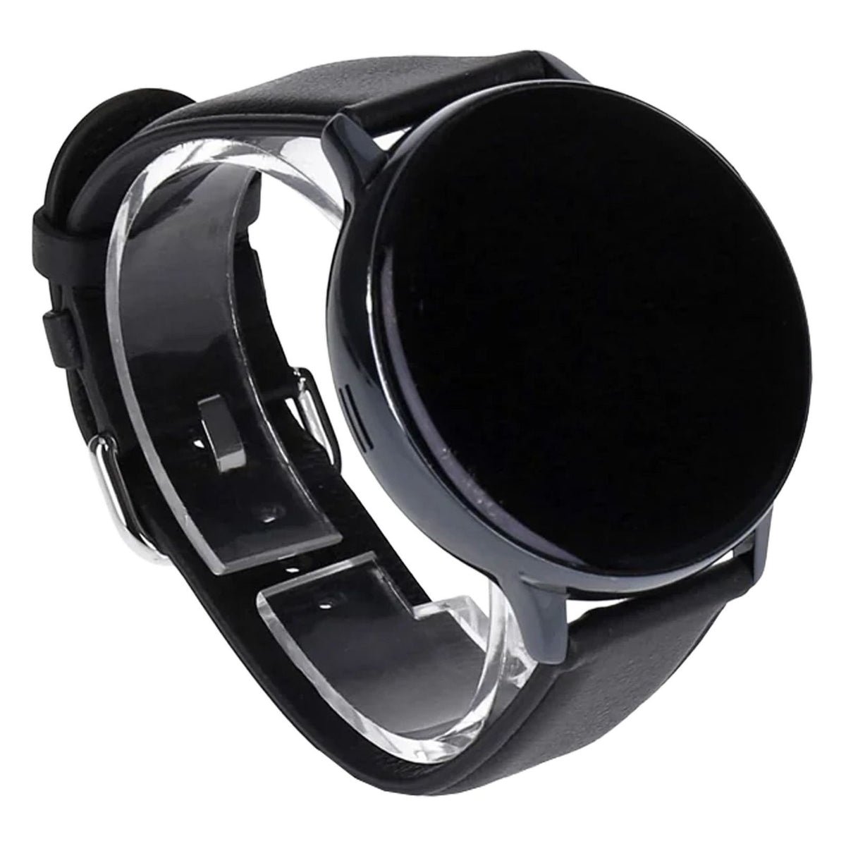 Produktbild Smartwatch - Samsung Galaxy Watch Active2 LTE 44mm Black Edelstahlgehäuse mit Lederarmband Schwarz