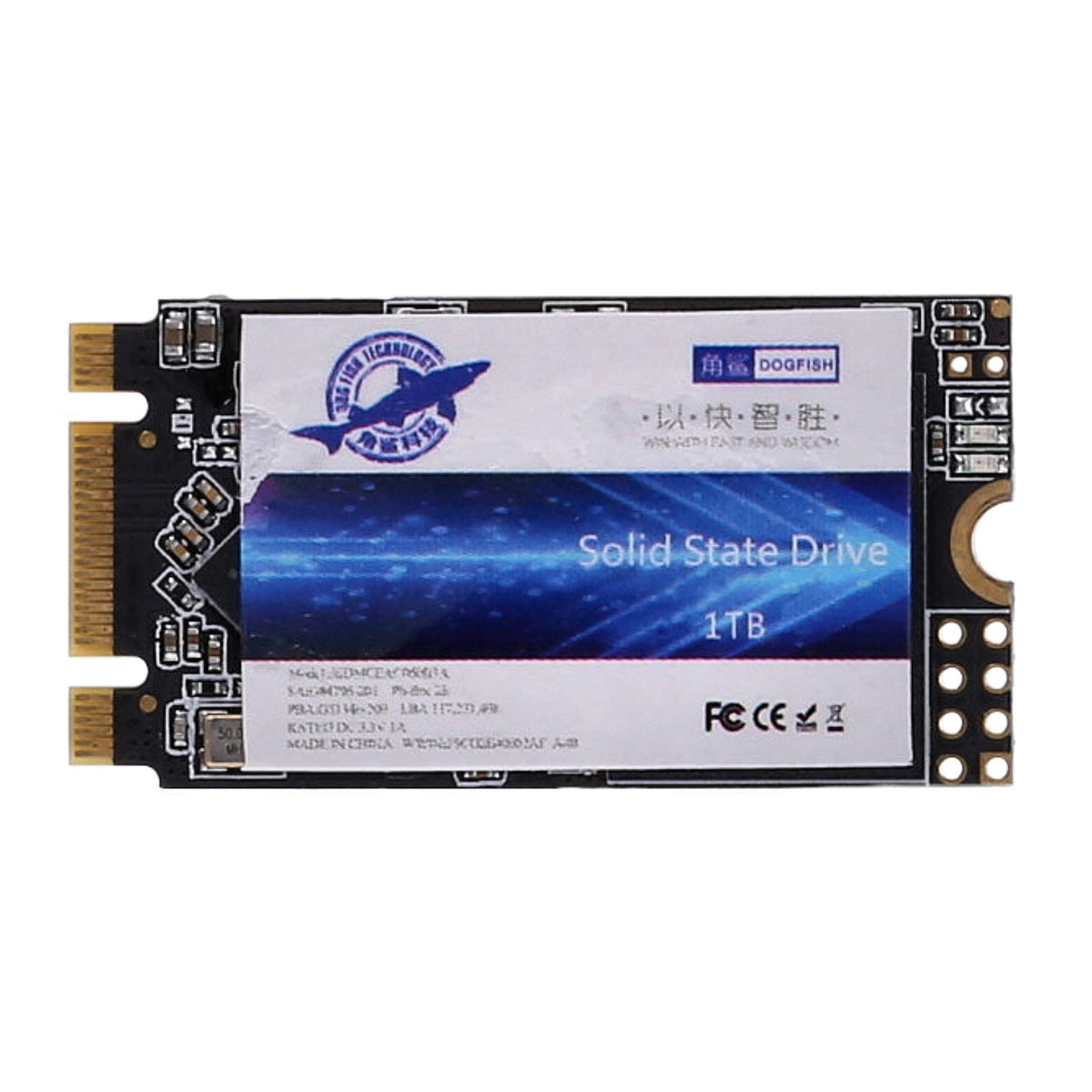 Produktbild interne SSD - Dogfish Shark int. M.2 NGFF SSD 1TB