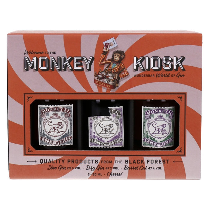 Monkey 47 Kiosk Set Gin 3 x 0,05 L