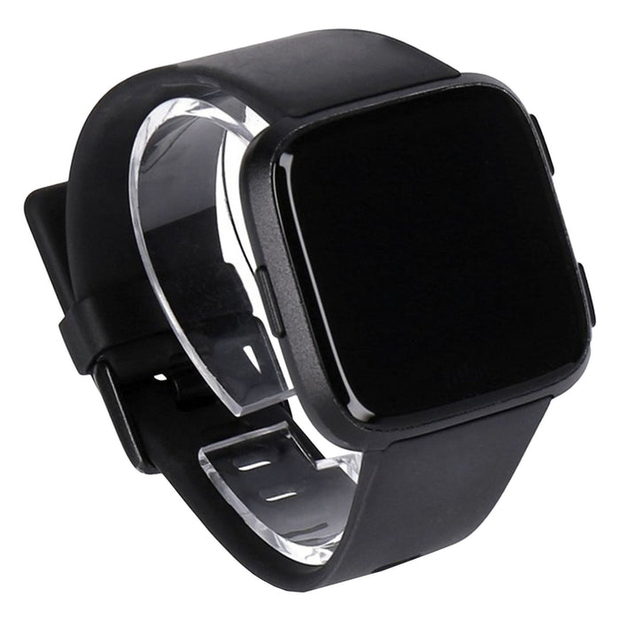 Fitbit Versa Gesundheits- und Fitness Smartwatch mit Herzfrequenzmessung schwarz