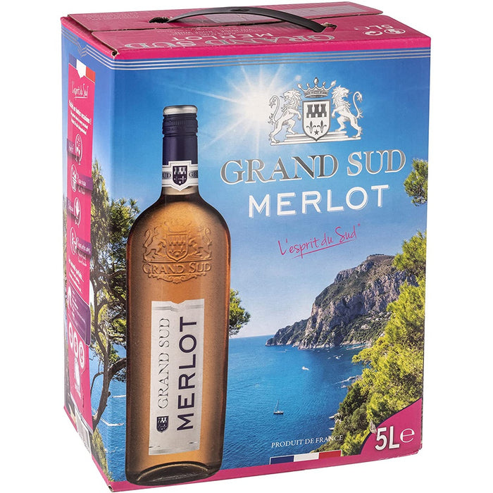 Grand Sud Merlot Rosé Bag in Box 1 x 5 L