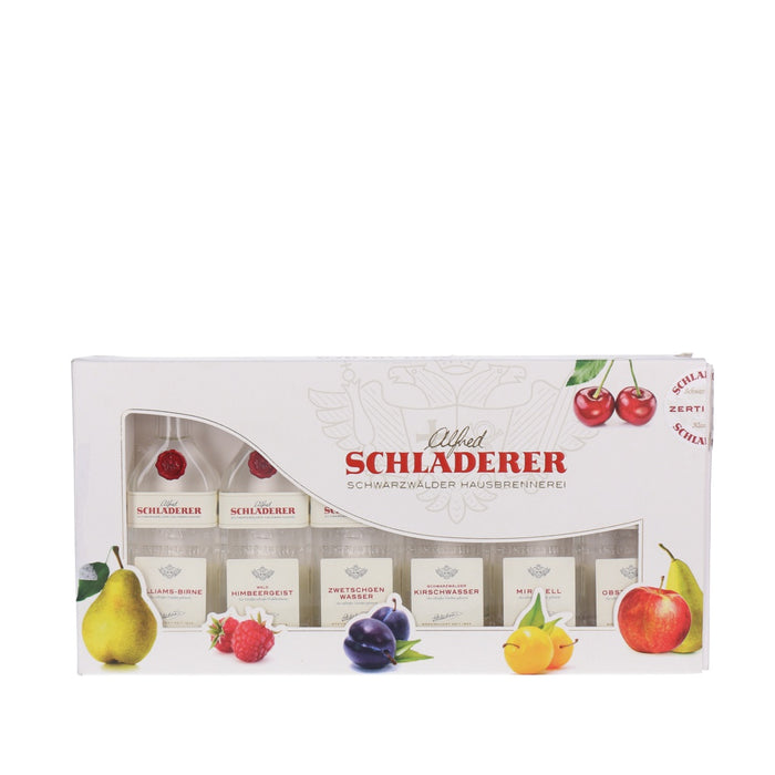 Schladerer Obstbrand Geschenkset 6 x 0,03 L