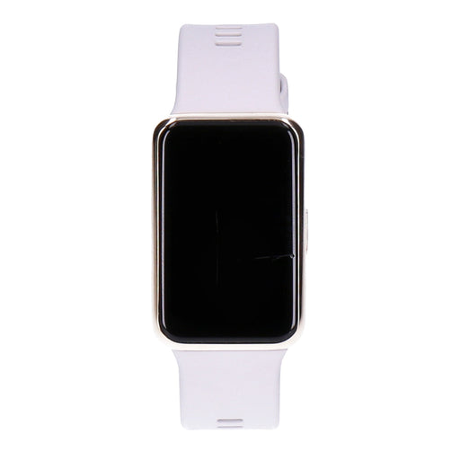 Produktbild Smartwatch - Huawei Watch Fit TIA-B29 Elegant Frosty White mit Silikonarmband Weiß
