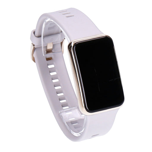 Produktbild Smartwatch - Huawei Watch Fit TIA-B29 Elegant Frosty White mit Silikonarmband Weiß