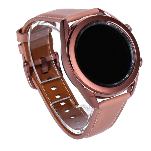 Produktbild Smartwatch - Samsung Galaxy Watch 3 SM-R850 41mm Mystic Bronze mit Lederarmband bronze