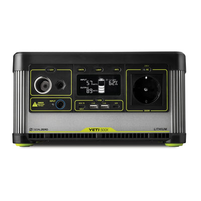Yeti 500X Power Station mit 505 Wh 10,8 V, 46,8 Ah 0 % MwSt. (gem. § 12 Abs. 3 UStG)