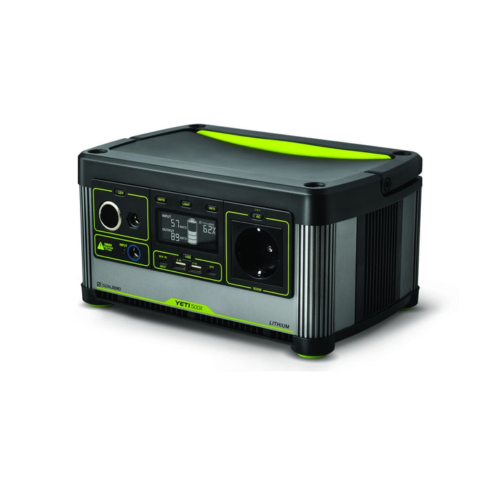 Goal Zero Yeti 500X Power Station mit 505 Wh 10,8 V, 46,8 Ah 0 % MwSt. (gem. § 12 Abs. 3 UStG)