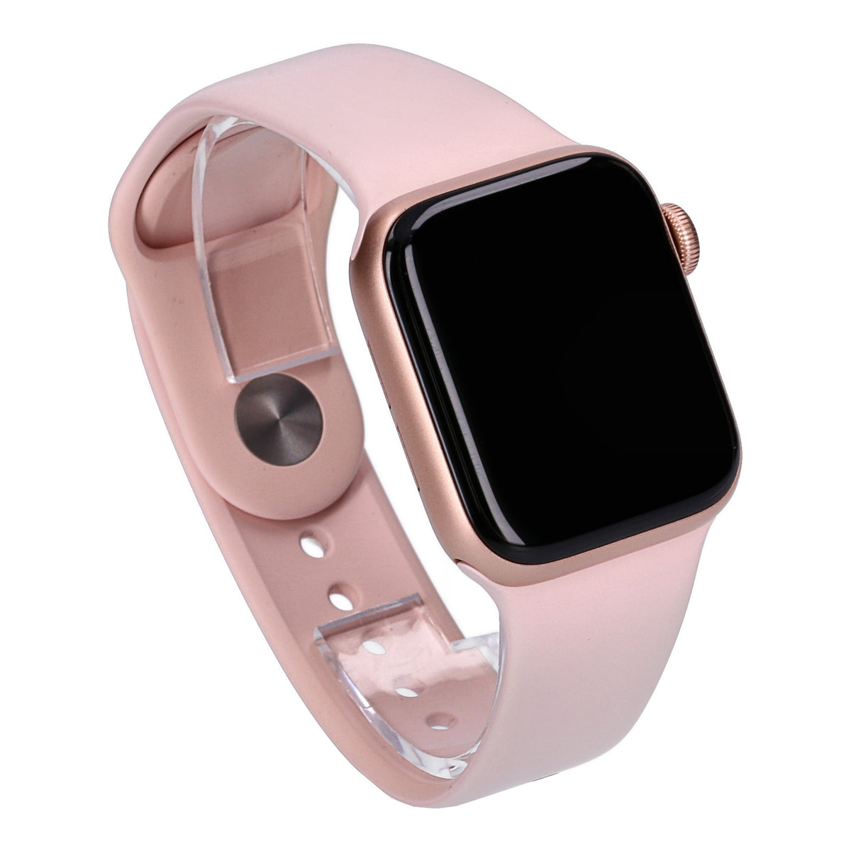 Produktbild Smartwatches - Apple Watch Series 6 40mm GPS Gold Aluminiumgehäuse mit Sportarmband Sandrosa