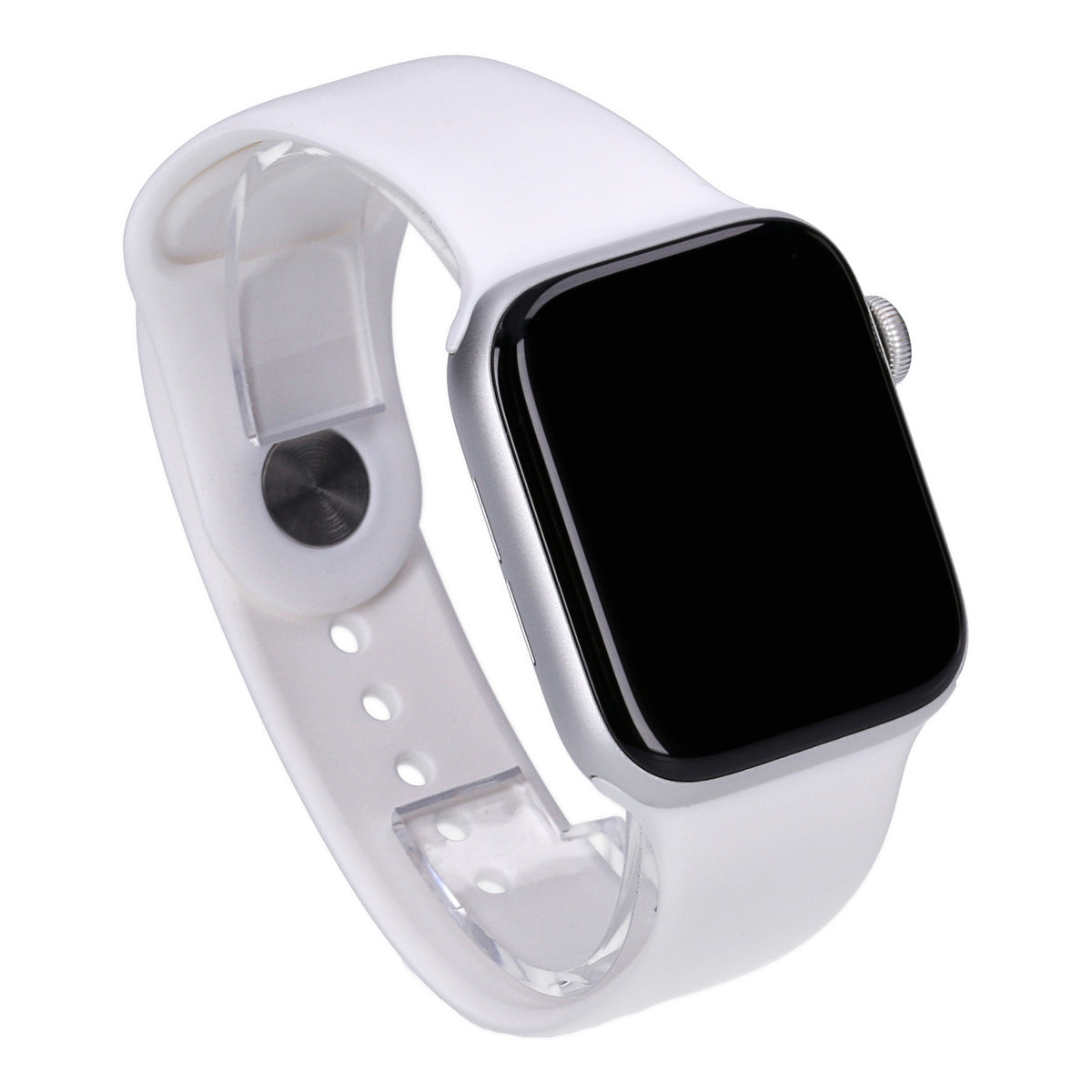 Produktbild Smartwatches - Apple Watch Series 6 44mm GPS Silber Aluminiumgehäuse mit Sportarmband Weiß