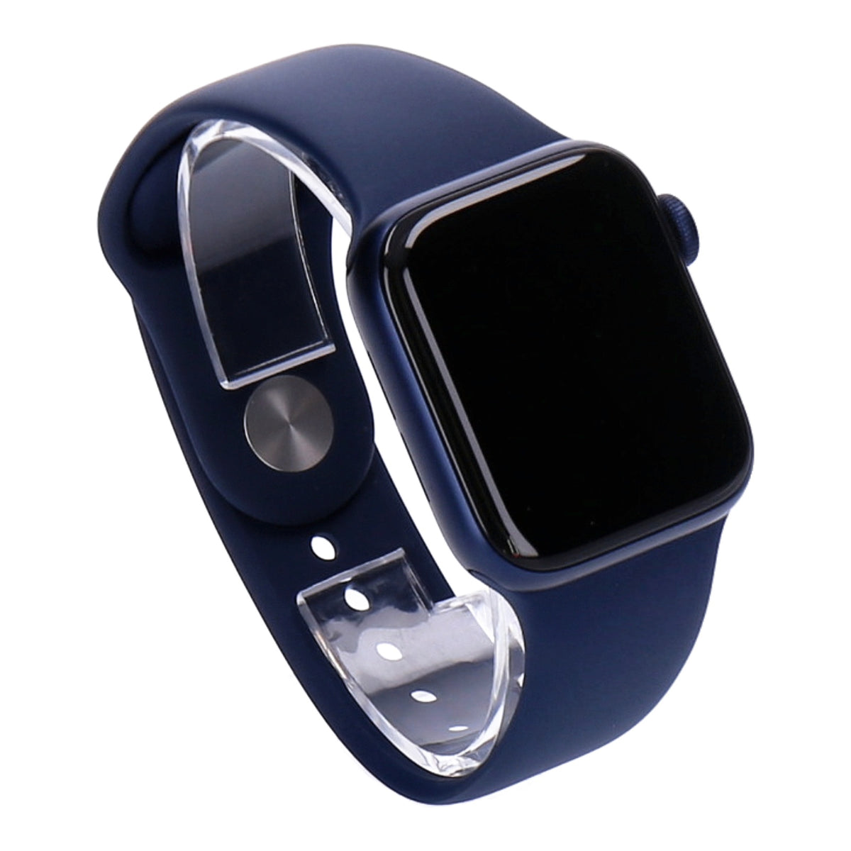 Produktbild Smartwatches - Apple Watch Series 6 40mm GPS Blau Aluminiumgehäuse mit Sportarmband Deep Navy