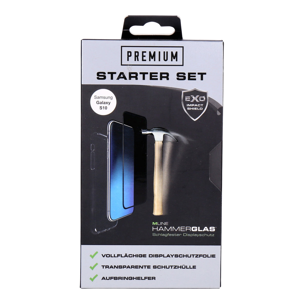 Produktbild Smartphone-Hülle - Premium Starter Set für Samsung Galaxy S10