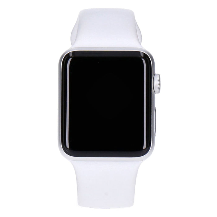 Apple Watch Series 3 42mm GPS Silber Aluminiumgehäuse mit Sportarmband Weiß