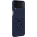 Samsung Galaxy Z Flip4 Silikon Cover mit Ring blau