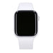 Apple Watch SE 44mm GPS + 4G Silber Aluminiumgehäuse mit Sportarmband Weiß