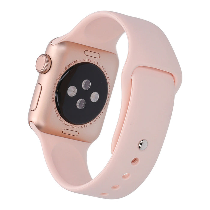 Apple Watch Series 3 38mm GPS Gold Aluminiumgehäuse mit Sportarmband Pink Sand