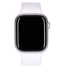 Apple Watch Series 8 41mm GPS + 4G Silber Aluminiumgehäuse mit Sportarmband Weiß